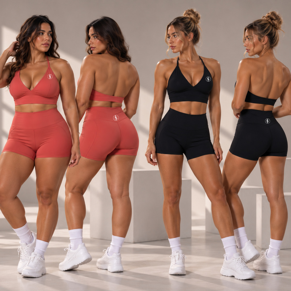 Ensemble Femme STELLFIT – Brassière Dos Nu & Short collection Elite