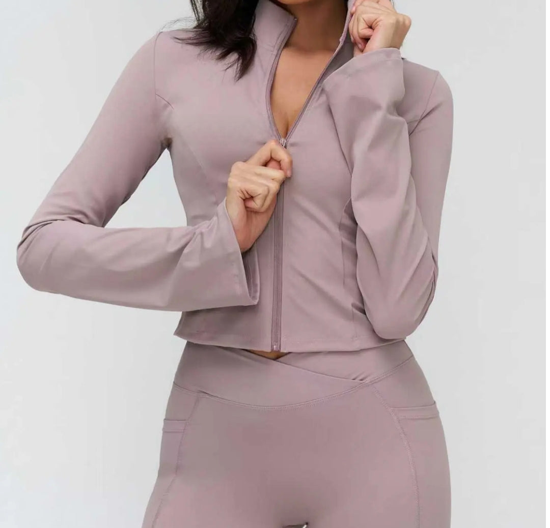 Gilet de sport femme manches évasées