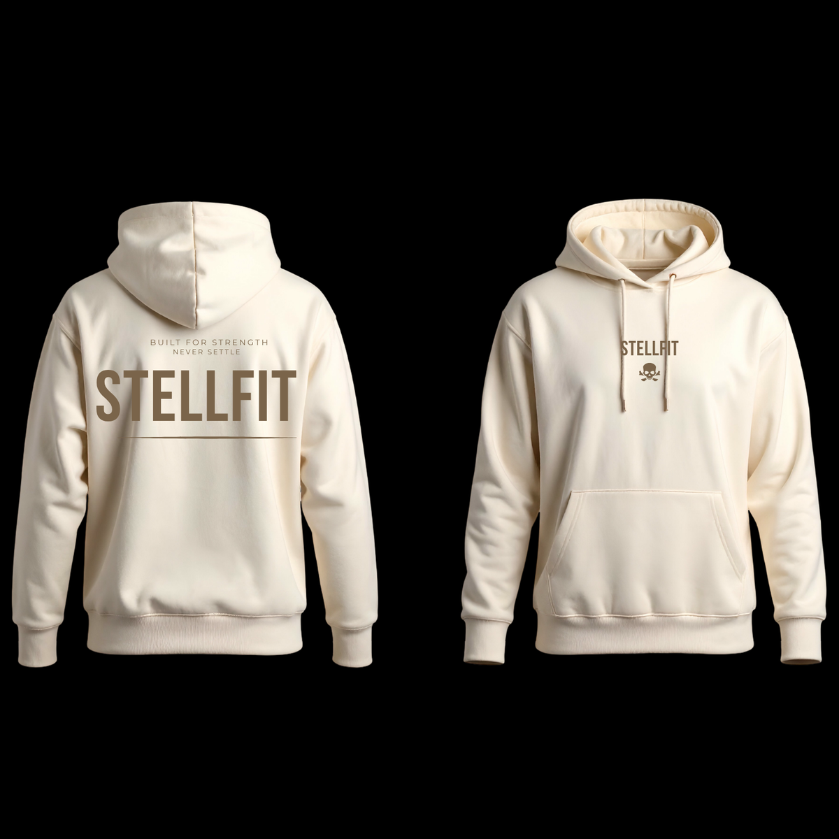 Sweat STELLFIT à capuche non zippé
